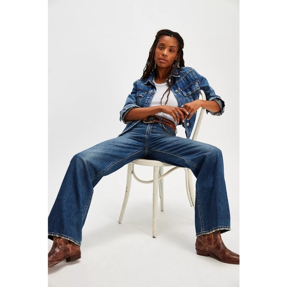 Levi's High Loose Women's Jeans Skater Bohemian Size 29 Baddie - Picture 7 of 9